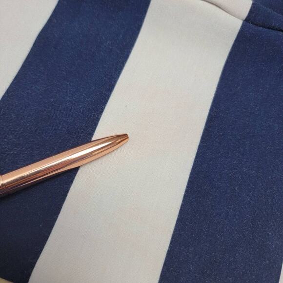 Lauren Ralph Lauren Top Medium Coastal Nautical Striped Bell Sleeve  607 *FLAW* - Picture 5 of 10